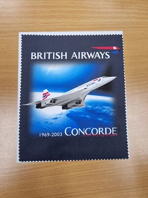British Airways Concorde Lens Cloth