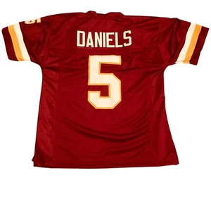 #5 Sewn Stitched Custom Burdundy Jersey YOUTH Sizes - Picture 1 of 2