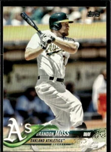 2018 Topps Series 2 Brandon Moss Oakland Athletics #677 5 Card Lot - Picture 1 of 2