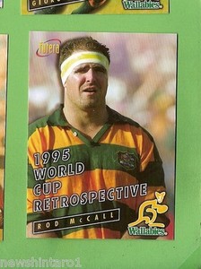 1996  RUGBY UNION  CARD #89 ROD McCALL, WALLABIES