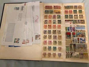 Grande lotto:collezione francobolli di tutto il mondo usati in album e frammenti - Foto 1 di 23