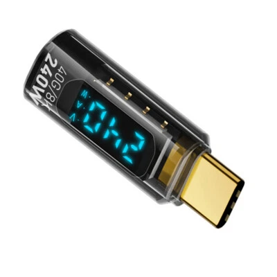 CY 240W Type-C Display USB4 Male to Female Extension Adapter 40Gbps Tester - Image 1 of 4
