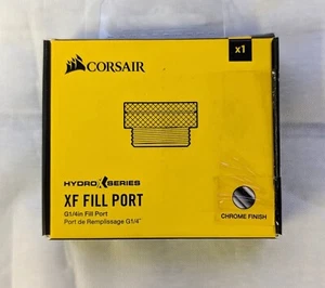 Corsair Hydro X Series XF Fill Port, G1/4" BSPP Port Threads Brass G1/4" Stopper - Picture 1 of 4