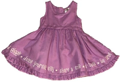 Vestido Matilda Jane mezcla de lino lavanda talla 2 en muy buen estado niñas niños pequeños Pascua Foto 1 de 4