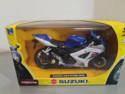 Suzuki GSX-R1000   2008   blue / white   1/12 Newray - Image 1 of 4