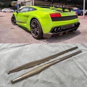 REAL CARBON FIBER SIDESKIRT STEP EXTENSION FOR LAMBORGHINI GALLARDO 550 560 570 - Picture 1 of 9