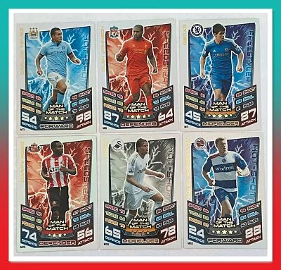 12/13 Topps Match Attax Extra Premier League Trading Cards  - Man of the Match - Image 1 of 4
