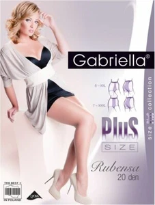 Gabriella "Plus Size Rubensa 20" Strumpfhose Übergrösse Gr. XXL und XXXL - Bild 1 von 1