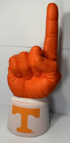 Tennessee Volunteer Huge 20" Number One Finger #1 Hand College Football Cover