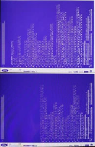 Ford TRANSIT 1992 bis 1994  2x Microfilm Microfiche Teilekatalog Original  - Bild 1 von 3
