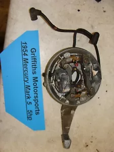 1954 Mercury Kiekhaefer Mark 5 5hp outboard armature points plate coils READ - Picture 1 of 12