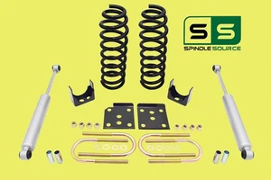 3" / 6" Drop Kit Coil Springs Shackles + Shocks FOR 04 - 08 Ford F-150 V6 - Picture 1 of 1