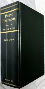 Piping Handbook by Sabin Crocker (1967, Hardcover) 1973 Print. - Imagen 1 de 12
