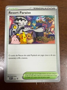 Pokemon Worlds 2025 Portuguese Paradise Resort SVP 224 Anaheim Promo - Picture 1 of 1