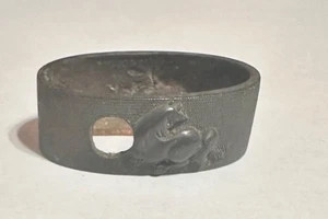 ANTIGUO CABALLO FUCHI JAPONÉS MUY ANTIGUO - Imagen 1 de 5
