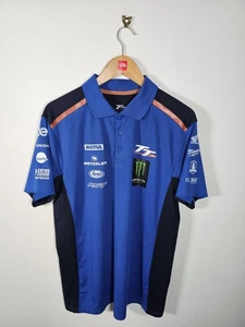 Polo Isla de Man TT Para Hombre Grande Azul Monster Energy Honda RST Motocicleta - Imagen 1 de 12
