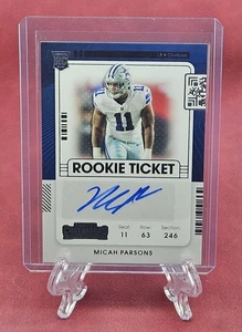 2021 Contenders Micah Parsons RC Rookie Auto Rookie Ticket #146 Cowboys - Bild 1 von 2