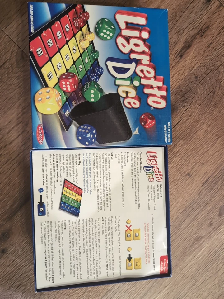 Juego de dados Ligretto juego completo sala de juegos entretenimiento Foto 1 de 4