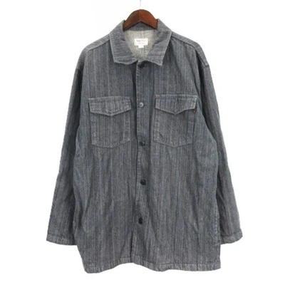 Smith American Smith's Mono Chaqueta Rayas Gris L 250311E Hombro Usado 6c17 Foto 1 de 4