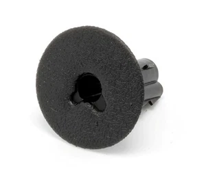 Black Single Feed Through Bushing For Coax Coaxial Cable RG6 - 100 Pack - Picture 1 of 9