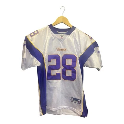 Adrian Peterson Jersey Minnesota Vikings Reebok Onfield White Size Medium Womens - Image 1 of 4