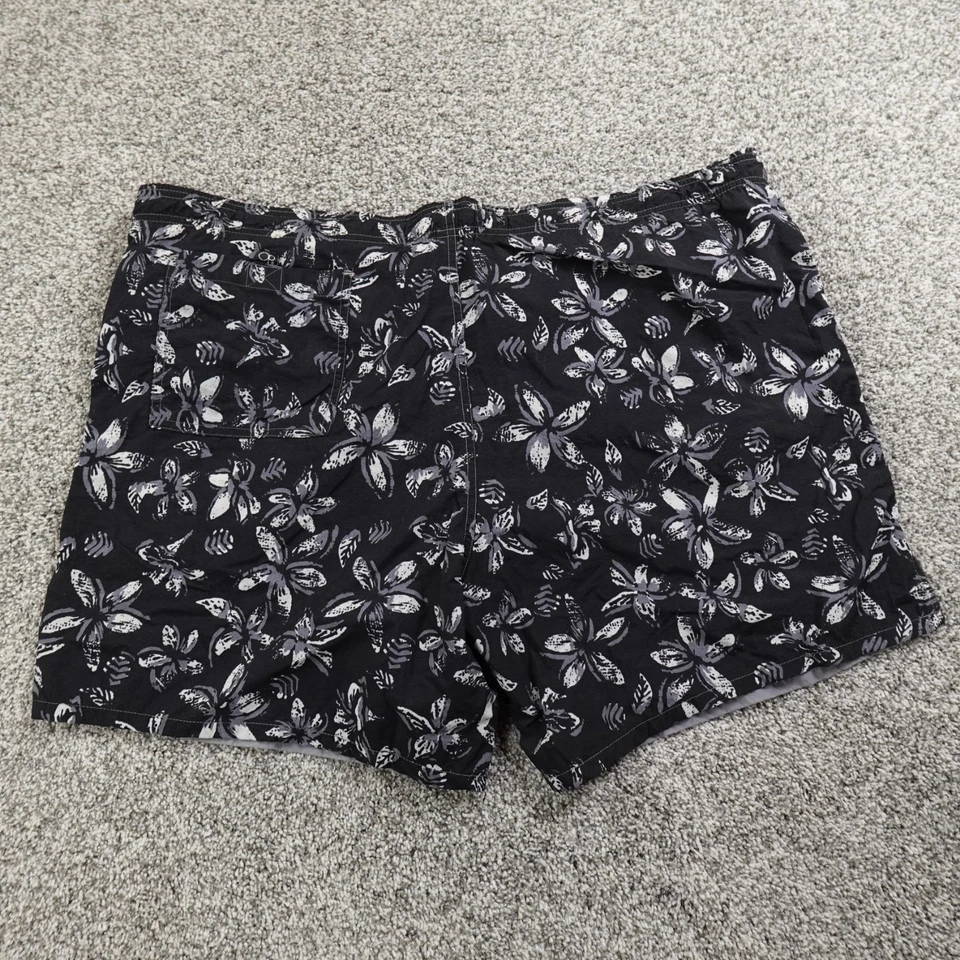 Pantalones Cortos De Colección Ocean Pacific Para Hombres L Negro Gris Tabla Hawaiana Natación Surf OP 80s 90s Foto 1 de 4