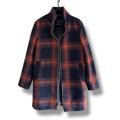 Pendleton Large Plaid Wool Coat with Emblem Plaid Print - Image 1 of 4