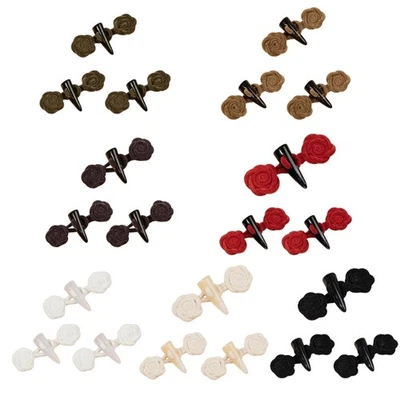 3pack Resins Horn Shape Buttons Fashionable Coat Embellishment Buttons - Image 1 of 4