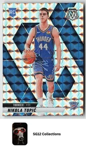 2024-25 Panini Mosaic - Base Mosaic #242 Nikola Topic Rookie OKC Thunder - Picture 1 of 2