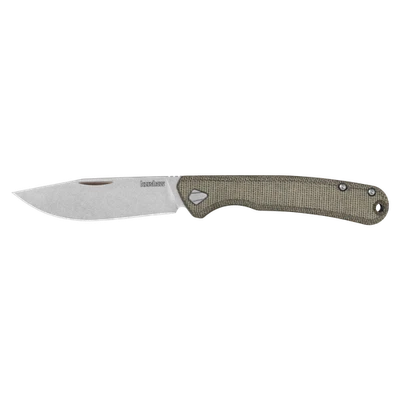 Cuchillos Kershaw Federalist Slipjoint 4320 CPM-154 Acero Inoxidable Verde Lona Micarta Foto 1 de 2