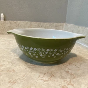 Vintage Pyrex Crazy Daisy Frühlingsblüte #442 Cinderella Rührschüssel 1,5 Quart - Bild 1 von 16