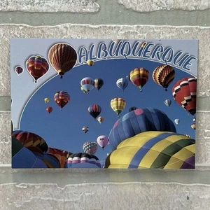 Albuquerque, NM New Mexico Heißluftballon Festival Ballons Postkarte - Bild 1 von 10