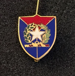 US Army 36th Replacement Co PB Pinback NHM DUI DI Insignia Crest Pin - Picture 1 of 4