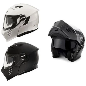 Simpson Darksome Solid Motorcycle Motorbike Modular flip-up Helmet ECE-22.06 - Picture 1 of 15