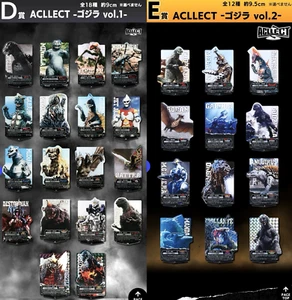 Godzilla ACLLECT vol. Juego Completo Soporte Acrílico 1 y 2 Ichiban Kuji D & E - Imagen 1 de 13