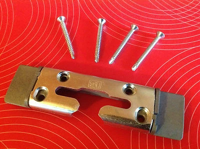 Placa de cierre basculante Siegenia 2860 cojinete de espejo basculante cabeza de hongo incl. tornillos