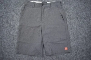 Vans Red Kap Shorts Regular 28 Gray Flat Front Pockets Workwear Bermuda Chino - Picture 1 of 10