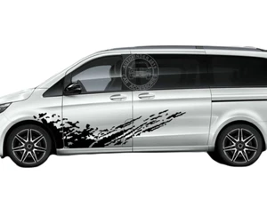 Graphics Mud Splash Car Side Sticker For Mercedes Benz Vito Viano W447 W639 - Picture 1 of 6