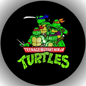 Ostia per torta compleanno festa immagine torta fondente - cialda tartarughe P7 - Foto 1 di 1