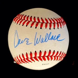DAVE WALLACE Autograph -Signed baseball - Pitching Coach for Red Sox! DODGERS! - Picture 1 of 3