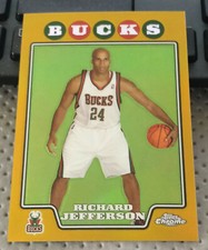 2008-09 Topps Chrome Richard Jefferson GOLD Refractor #5/50