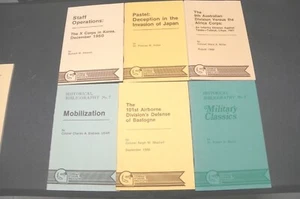 Combat Studies Institute Lot of 6 vintage books  - Bild 1 von 6