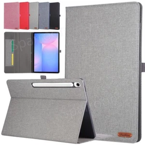 For Samsung Galaxy Tab S10 FE Plus 13.1 Inch Cloth+PU Flip Stand Cover Case - Picture 1 of 42