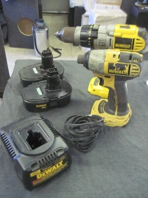 DeWalt Drill and Impact Drill with 2 Battery DC9099 and Charger DW9116 - Image 1 of 4