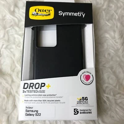 New OtterBox Symmetry Case for Samsung Galaxy S22 Black - Image 1 of 4