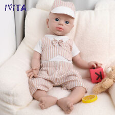 IVITA 21'' Big Baby Full Silicone Doll Lifelike Reborn Baby Big Boy Newborn