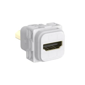 Clipsal 40 Series HDMI Straight Rear Socket | 40HDMIS-TN - Picture 1 of 1