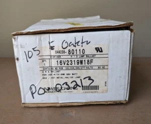 *NEW* Powerlighting Products 16V2319W18F Hi-Intensity Discharge Lamp Ballast (a) - Picture 1 of 7