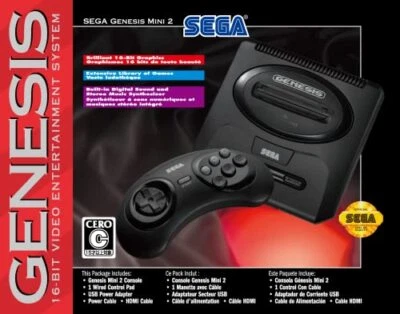 SEGA Genesis Mini 2 mega drive USA ver. with 60 title - Image 1 of 4