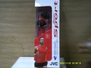 JVC Gumy Sport Stereo Headphone HA-EN10-B - Picture 1 of 1